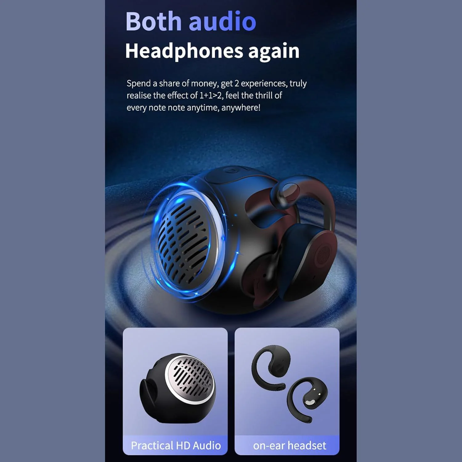 2 in 1 blutooth speaker